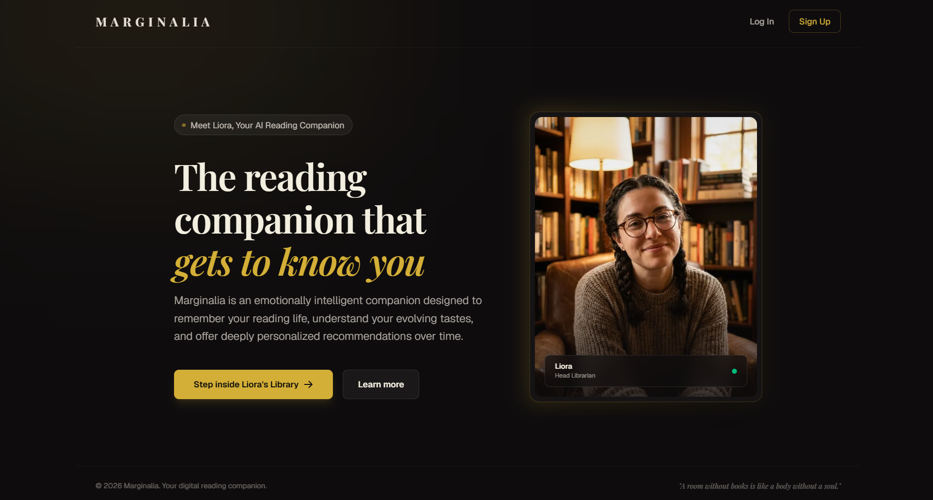 Marginalia reading companion hero