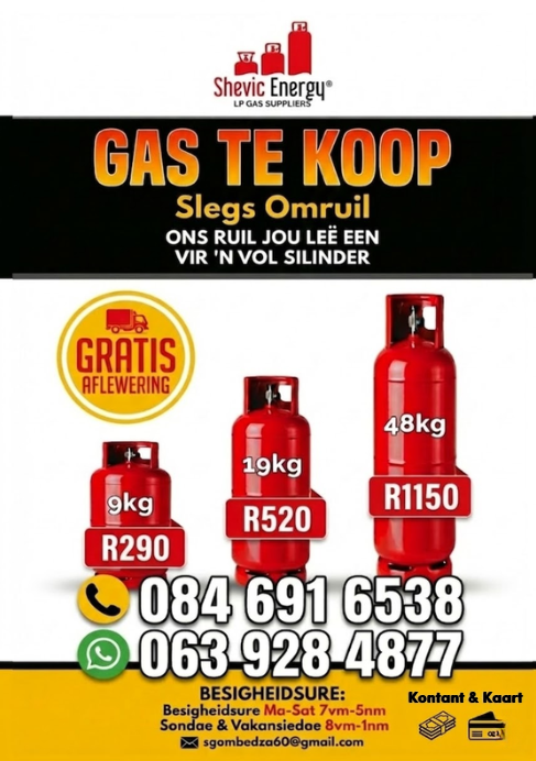 Shevic Energy Afrikaans flyer