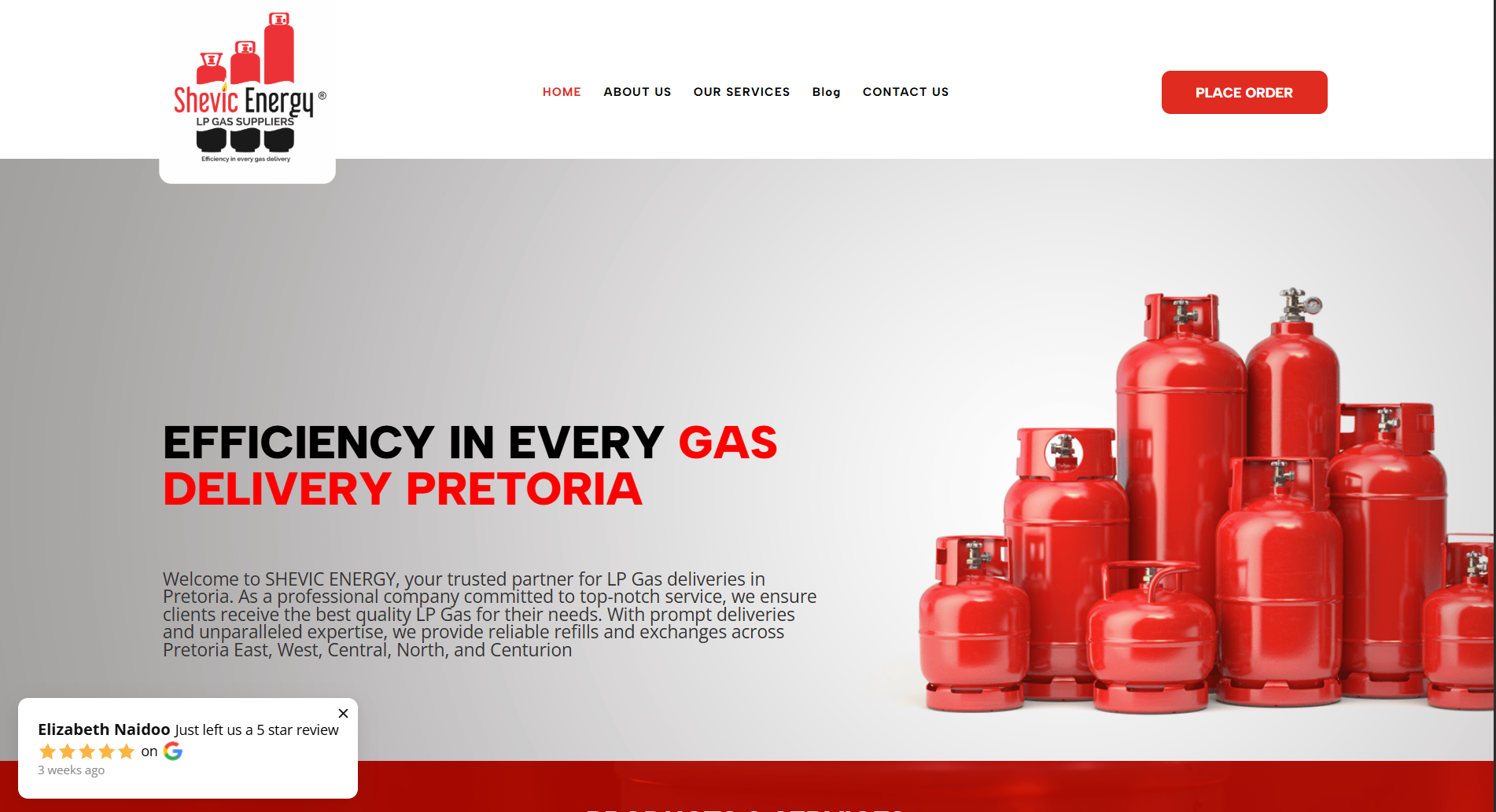 Shevic Energy website